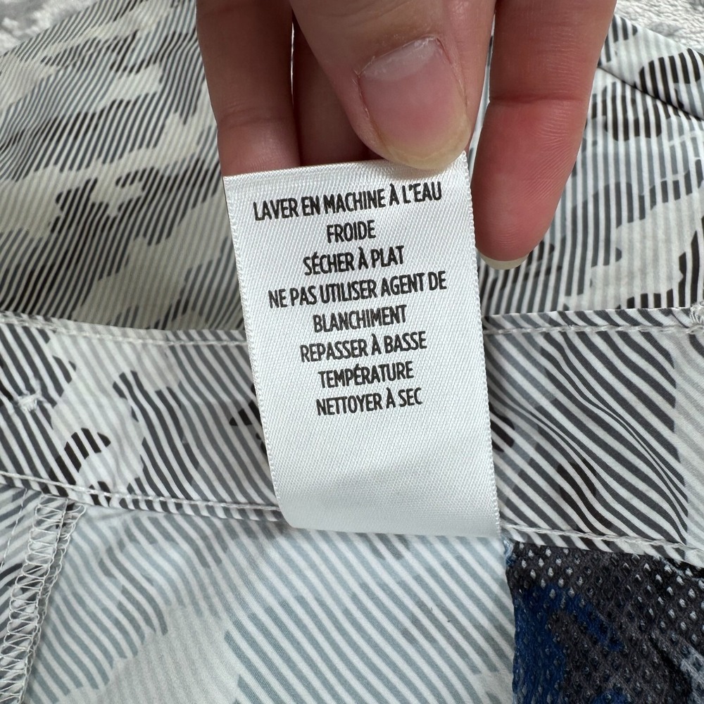 Robert Graham Shorts Mens 38 Gray Biscay Camo Flat Front Regular Fit Chino - Picture 11 of 16